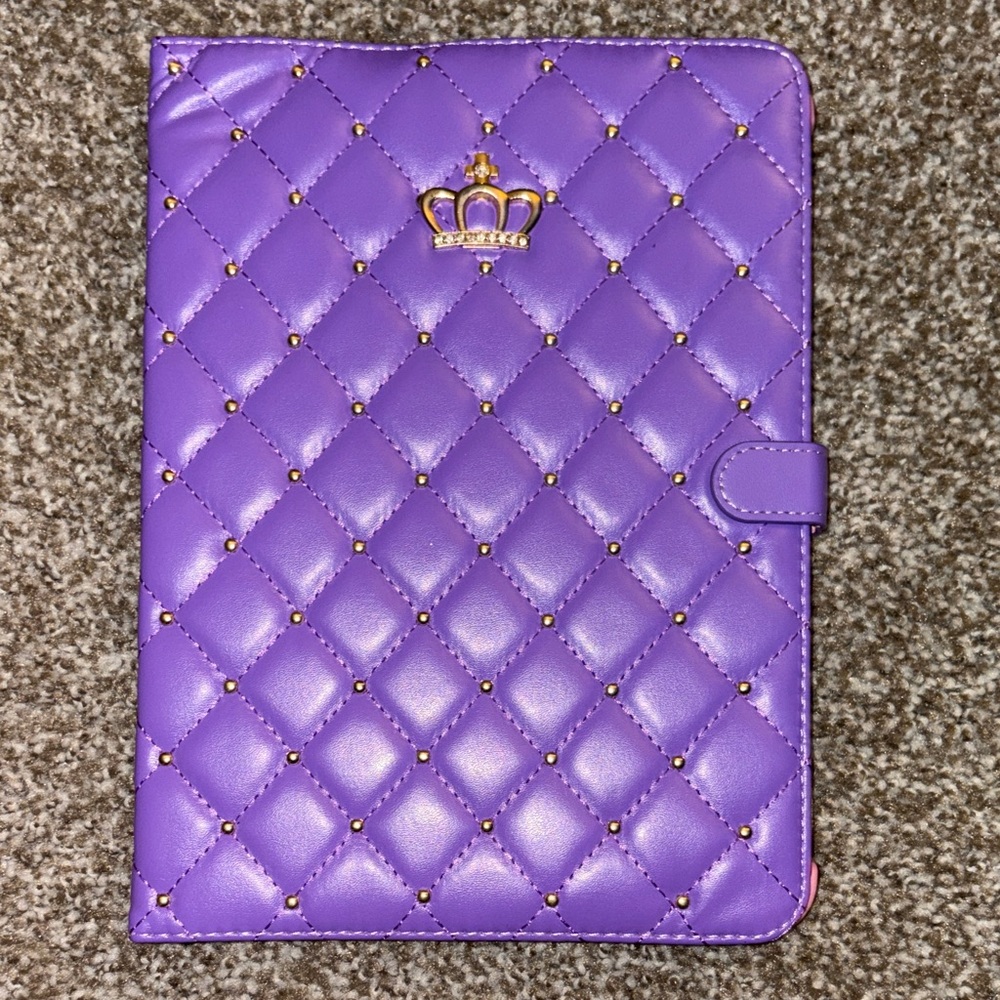 Juicy Couture Purple Quilted Phone Case